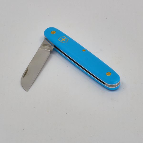 Image sur Couteau à fleurs 100mm 'Victorinox' bleu clair, droitier