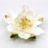 Image sur Nénuphar / lotus artificiel Ø15cm blanc