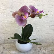 Orchidee Textilblumen-Phalenopsis rosalila
