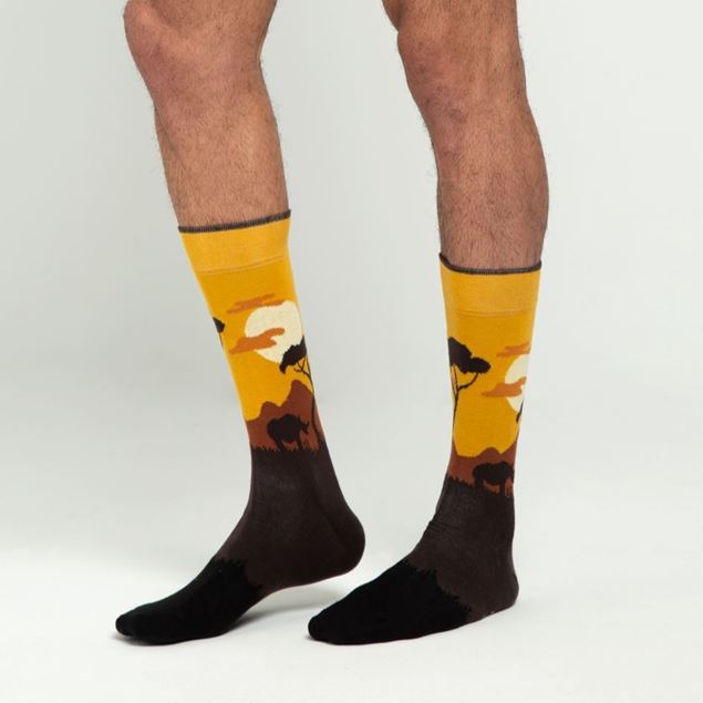 Moustard Safari Socks