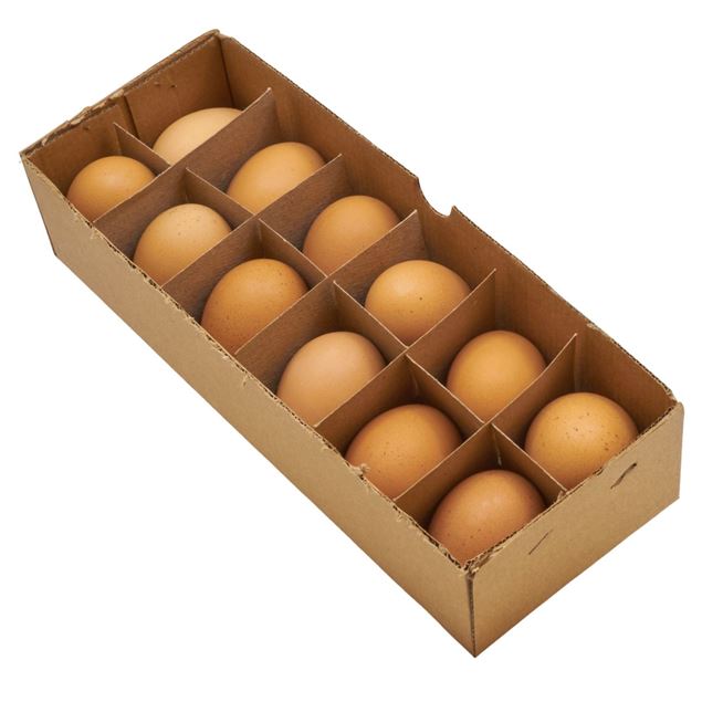 Bild von Hühnerei braun 'ausgeblasen' Schachtel à 12 Stück