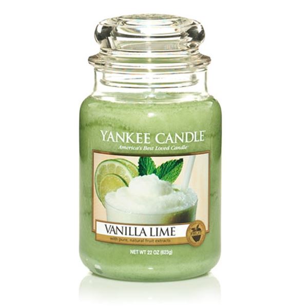 Image sur Vanille et Citron Vert large Jar (gross/grande)