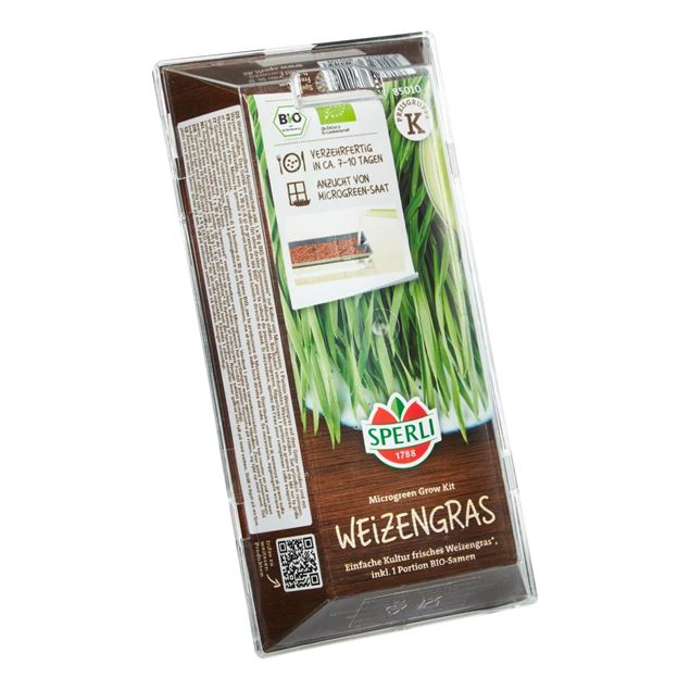 Bild von Microgreen-Anzuchtset 'Grow-kit Weizengras'
