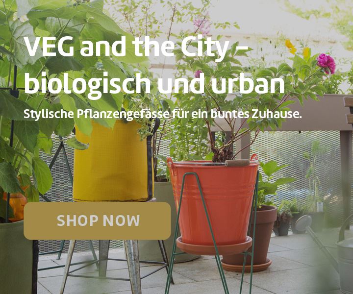 VEG and the City - biologisch und urban  Stylische Pflanzengefässe für ein buntes Zuhause.