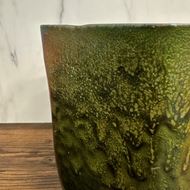 Edle Mobach Keramik Vase H 18.5cm, Ø 15cm