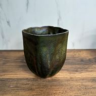 Edle Mobach Keramik Vase H 14,5cm, Ø 11cm
