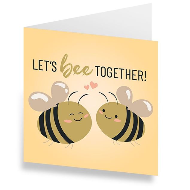 Bild von Karten «Let's Bee Together» (10er-Set)
