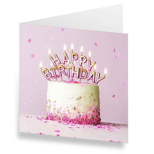 Bild von Karten «Happy Birthday» (10er-Set)