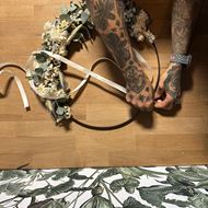 Flower Loop DIY mit Trockenblumen Ø ca. 40 cm mit Anleitung zum selber kreieren