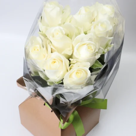 Rose-Böxli weiss - blume 3000