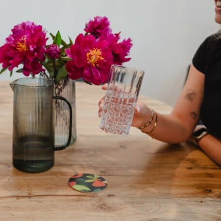 Dessous de plat en placage de bouleau 