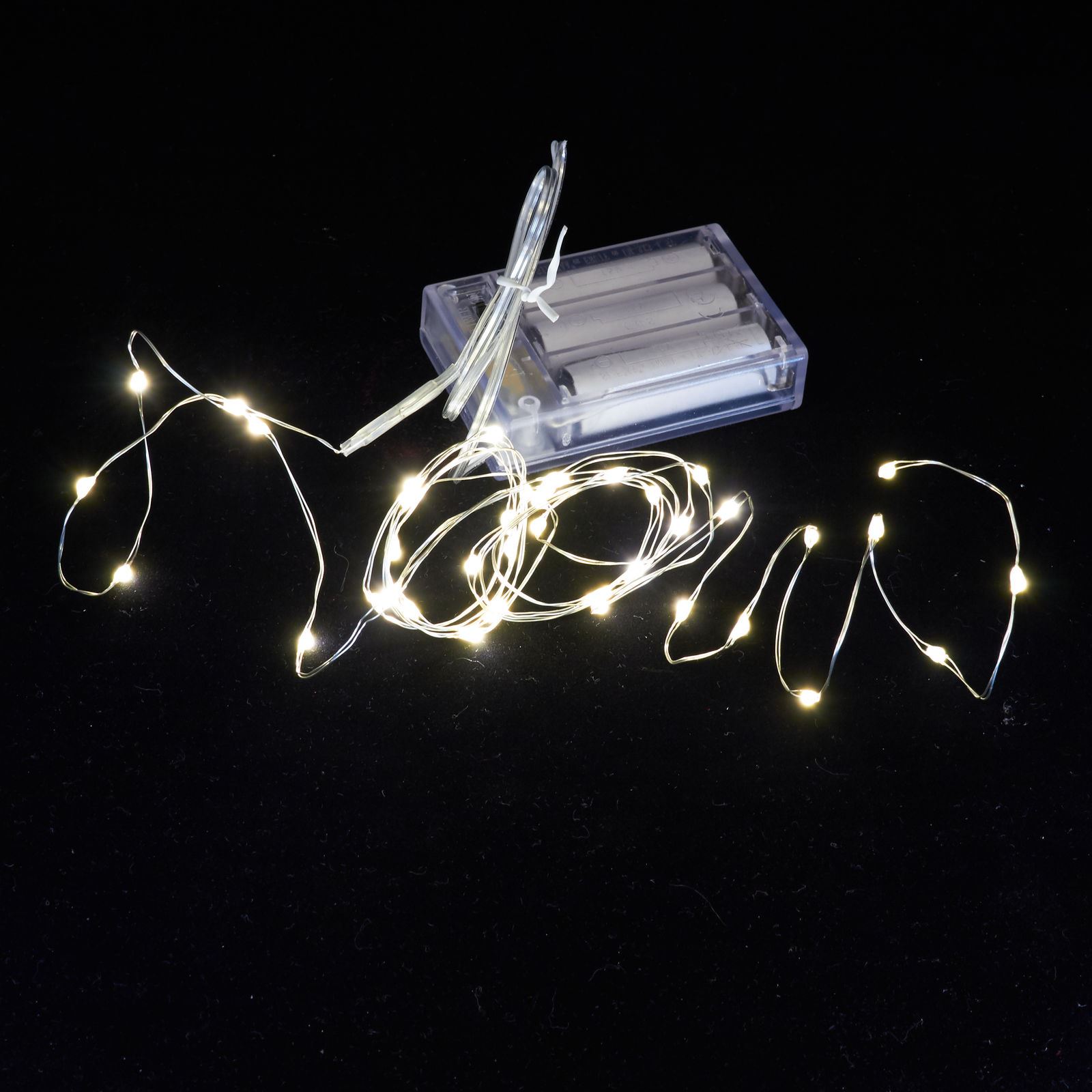 Guirlande lumineuse 'Micro LED' String avec minuterie 40 lumières / 2 mètres
