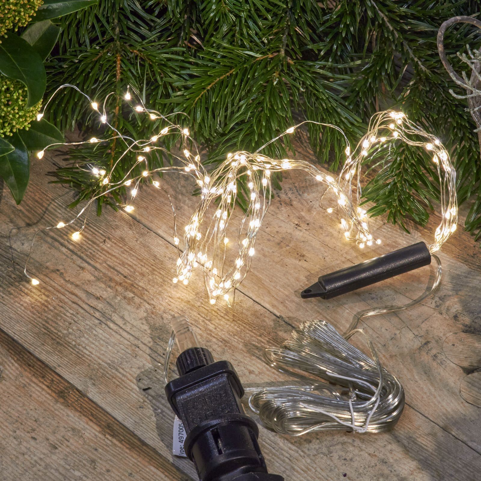 Guirlande lumineuse 230V Micro LED 'faisceau' 1.1m - 160 lumières