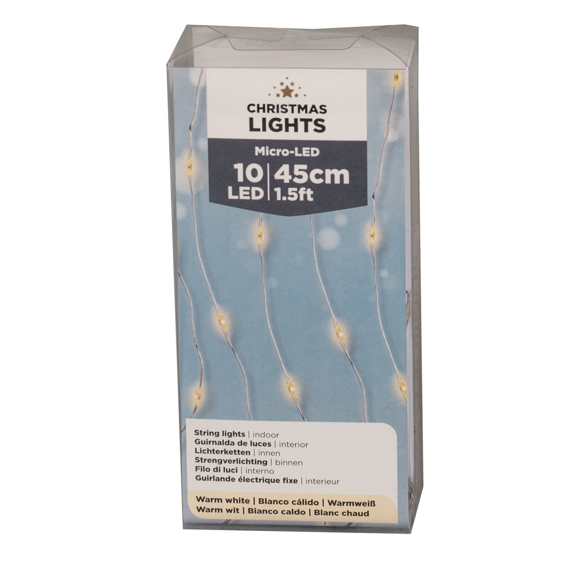 Lichterkette  (10L, LED Micro, warm weiss)
