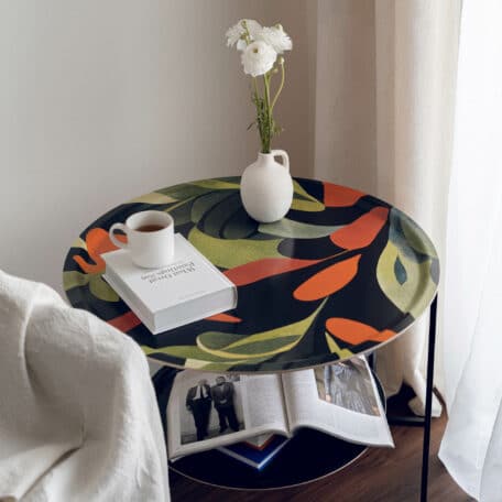 Verspielter Beistelltisch 'Deepwood', Ø 65 cm