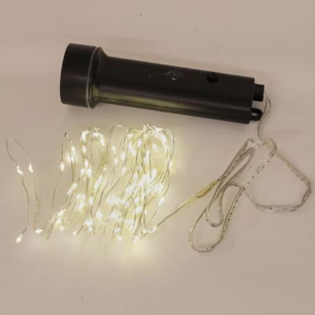 Batterie-Lichterkette 'warmweiss' 100 MicroLED - 4.9m