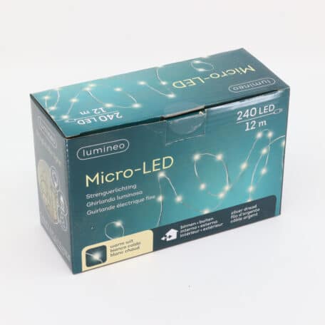 230V-Lichterkette 'Warmweiss' 120 MicroLED - 6m - String