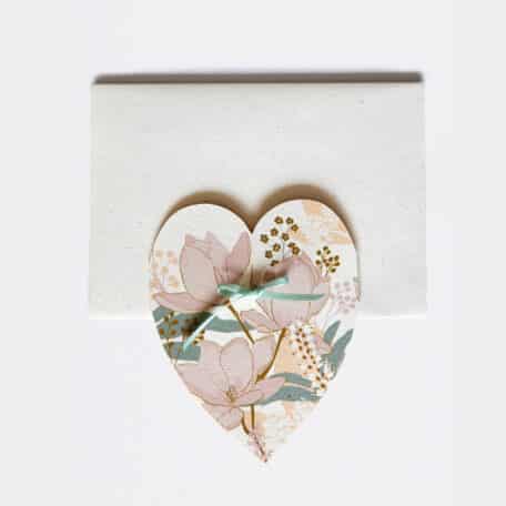 Handgemalte Grusskarten - 3er Set Blumen