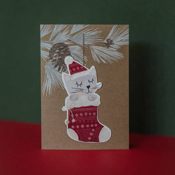 Handgemalte Grusskarten – 5er Set Weihnachten – Image 3