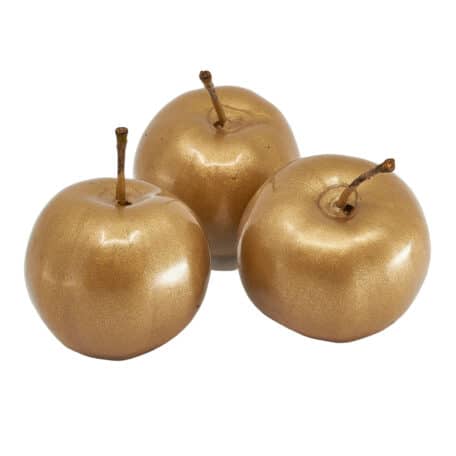 Wachsapfel glatt 'gold' Ø4-6cm 1 Stück