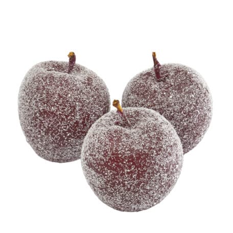 Wachsapfel gezuckert 'bordeaux' Ø4-6cm 3 Stück