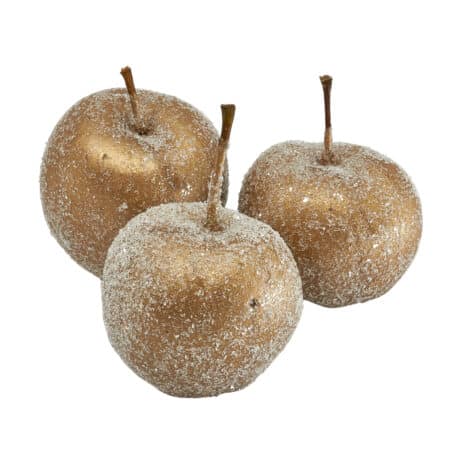 Wachsapfel gezuckert 'gold' Ø4-6cm 3 Stück