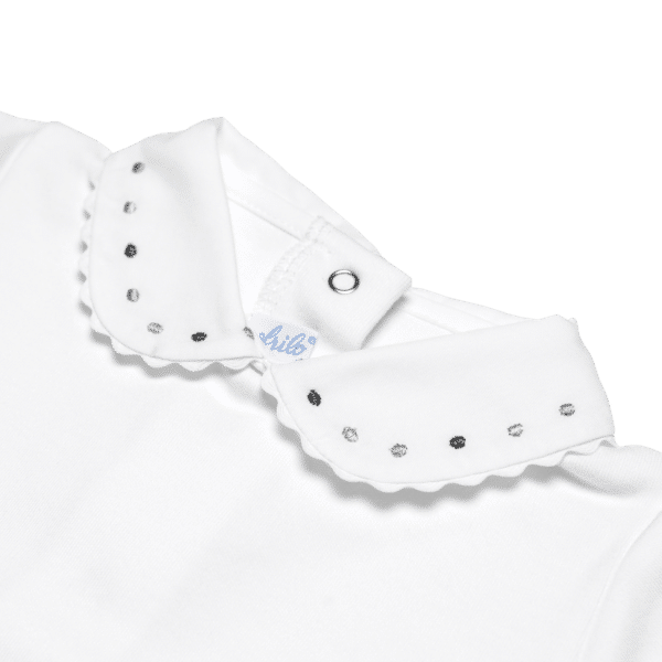 Langarm Body mit Stickerei