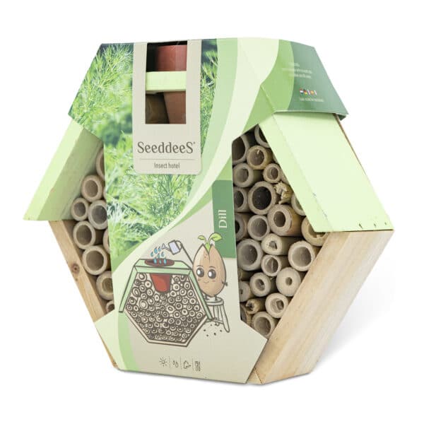 Insektenhotel Hexagon - Dill - Bild 2