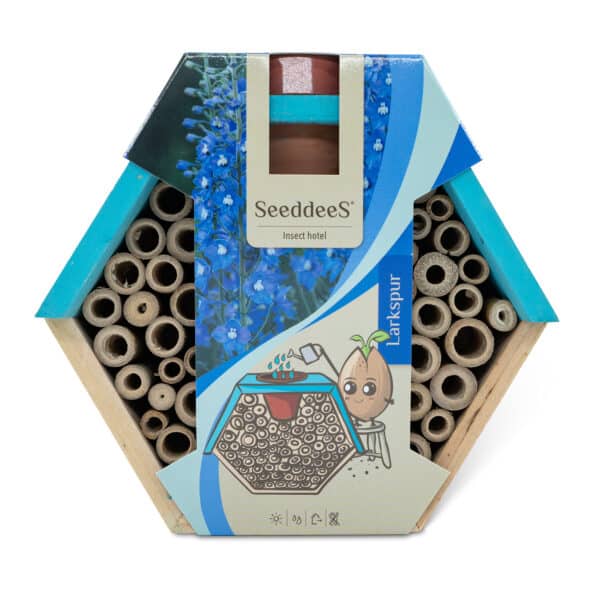 Insektenhotel Hexagon - Rittersporn - Bild 2