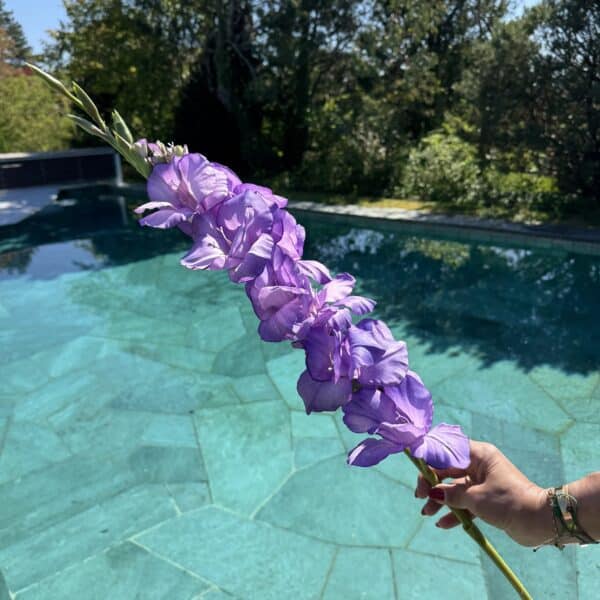 Künstliche Gladiole Lavendel - Bild 3