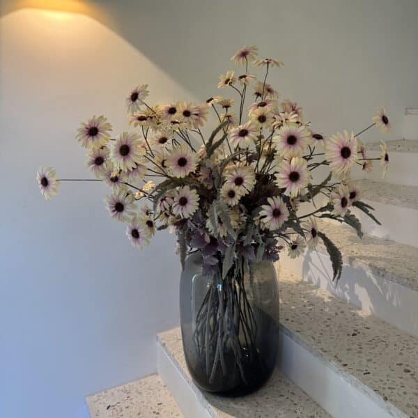 Künstlicher Margerite Zweig Creme-Mauve - Bild 4