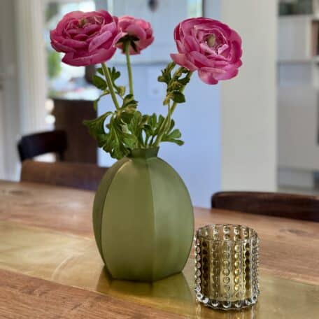 Renoncule artificielle branche rose