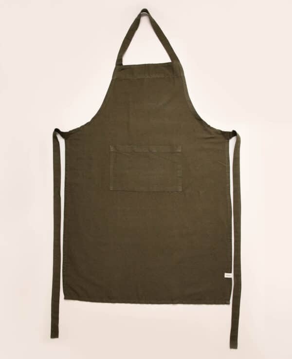 Nura Kochschürze, dusty olive