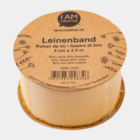 Leinenband, Senfgelb