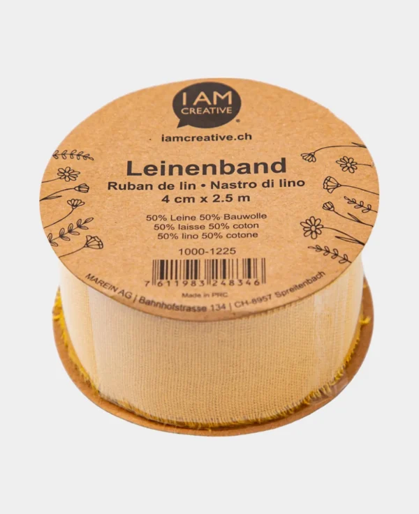 Leinenband, Senfgelb