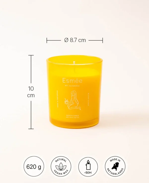 No 1 Clémence Duftkerze, “Bloomy Citrus” – Image 3