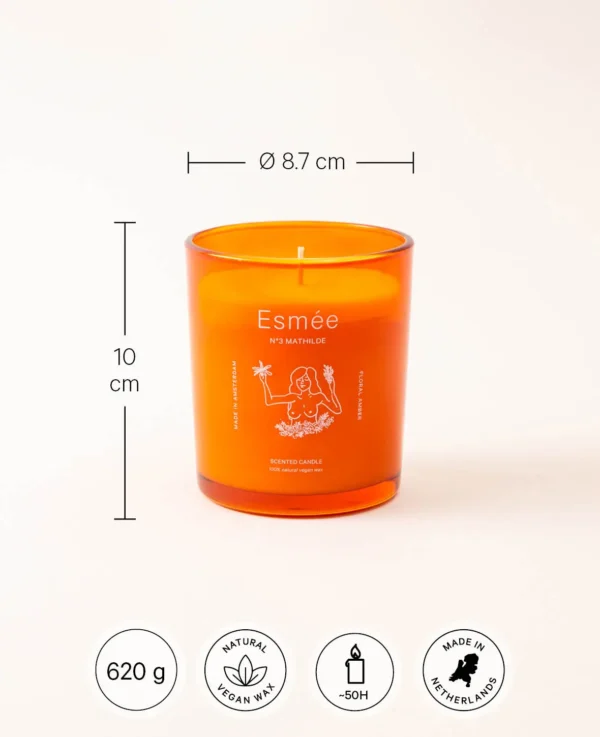 No 3 Mathilde Duftkerze, “Floral Amber” – Image 3
