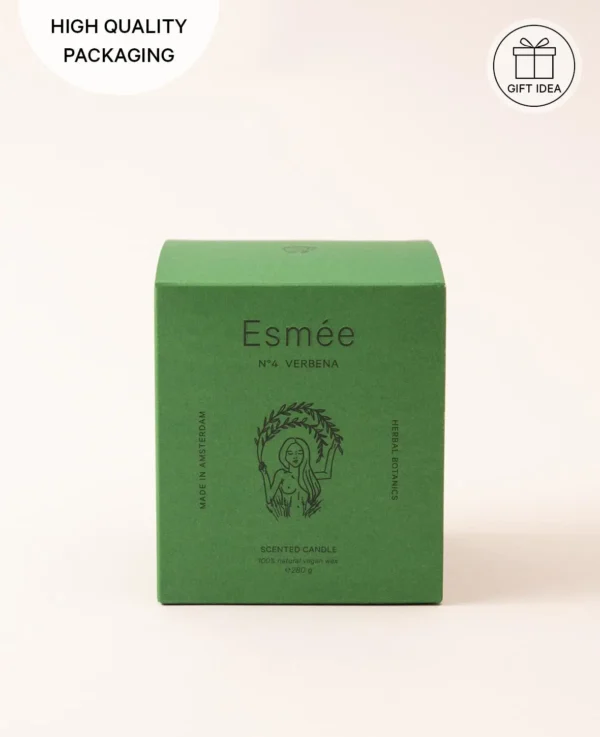 No 4 Verbena Duftkerze, “Herbal Botanics” – Image 5