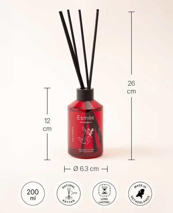 No 2 Magnola Diffuser, “Soft Blossoms” – Image 3