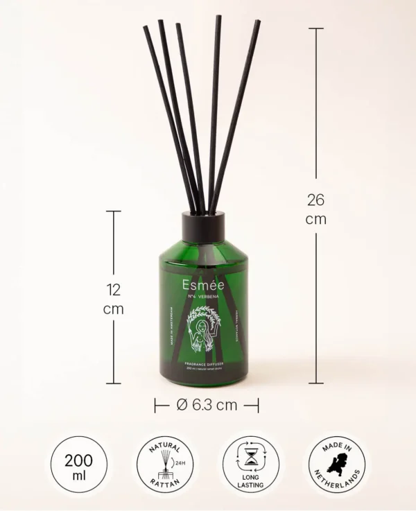 No 4 Verbena Diffuser, “Herbal Botanics” – Image 4