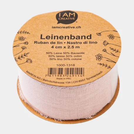 Leinenband, Rosa