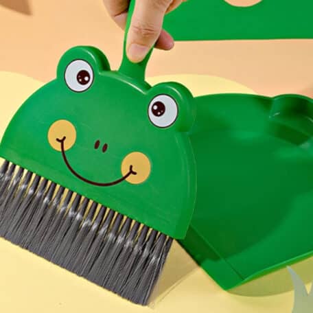 Kinder Kehrschaufel Frosch