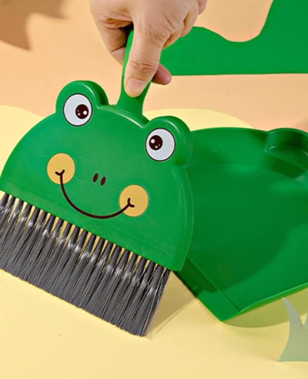 Kinder Kehrschaufel Frosch - Bild 2
