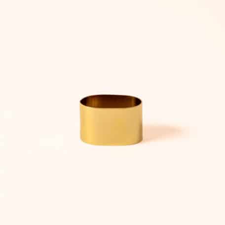 Serviettenring, polished gold