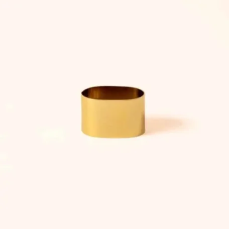 Rond de serviette, polished gold