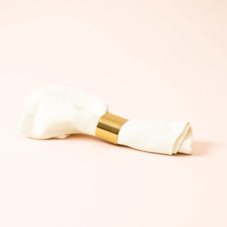Serviettenring, polished gold