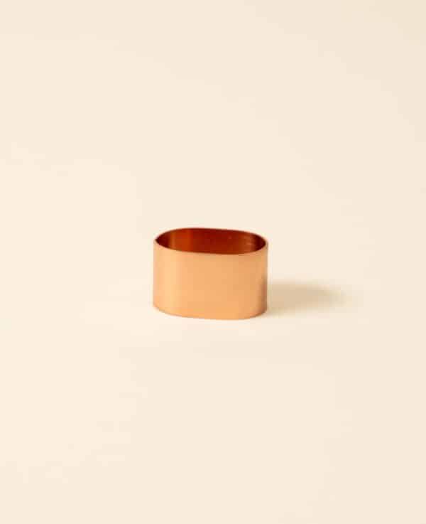 Serviettenring, polished copper
