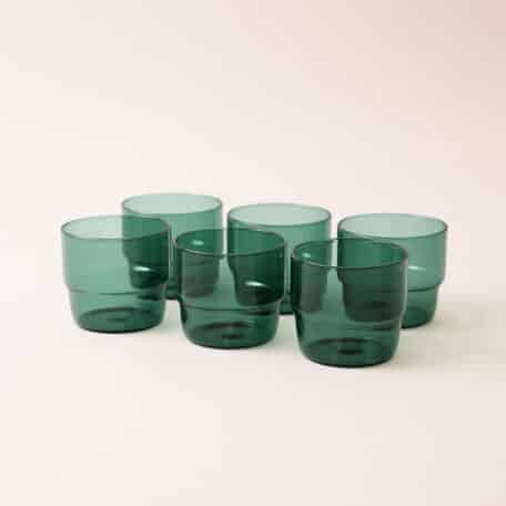 Trinkglasset Mira, türkis, 6 Stk.