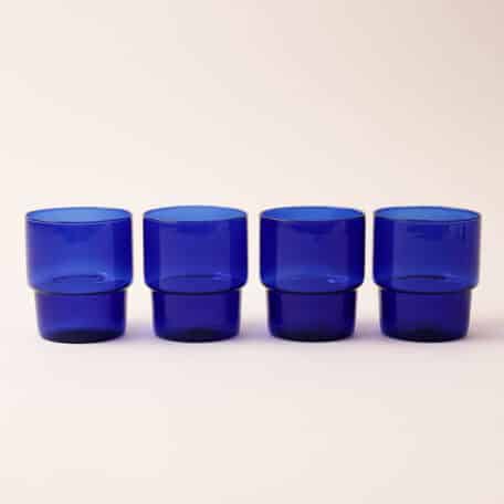 Trinkglasset Miro, ultramarin, 4 Stk.