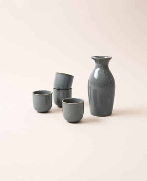 Saké set, pichet 300ml, 4 tasses